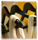 dark wooden hangers